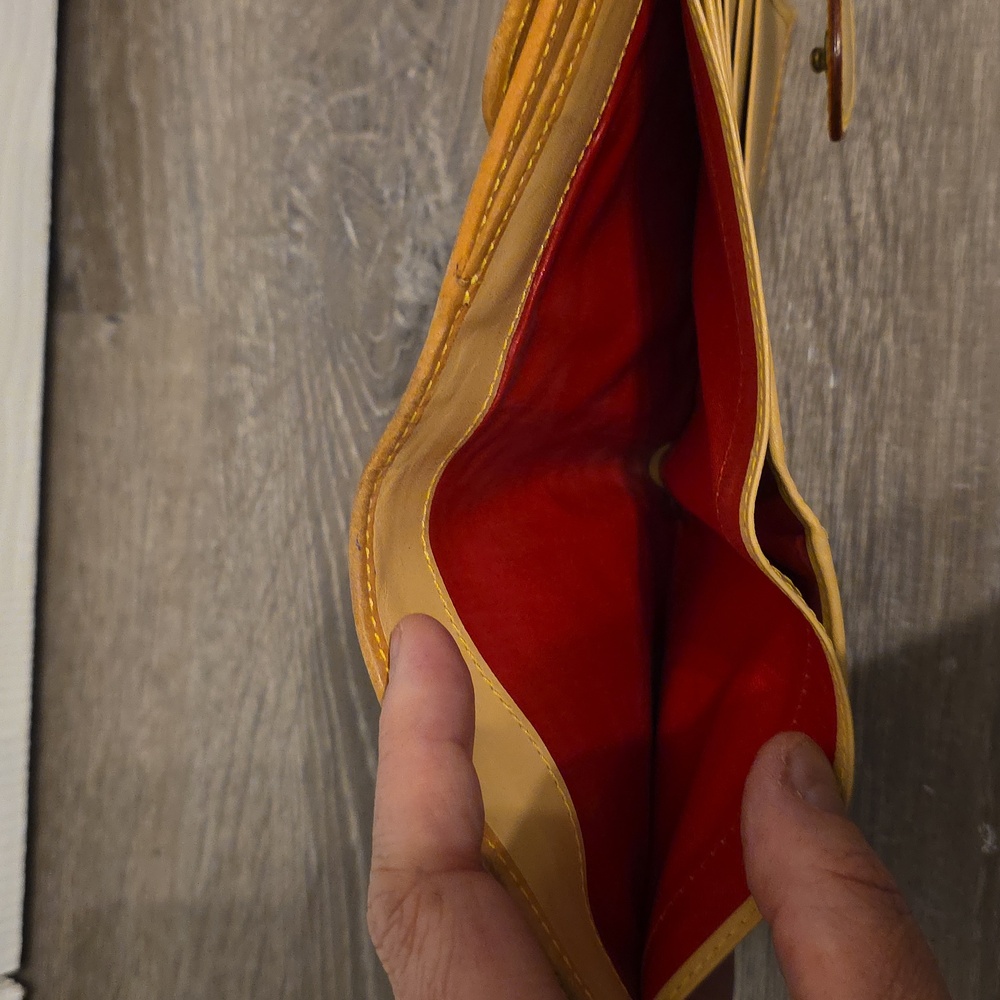 Dooney & Bourke Tan and Brown Logo Wallet - Picture 8 of 8